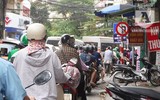 [Ảnh] Hà Nội: Tắc đường, cảnh người dân chen chúc nhau về quê trong dịp nghỉ lễ 30-4, 1-5
