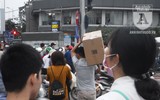 [Ảnh] Hà Nội: Tắc đường, cảnh người dân chen chúc nhau về quê trong dịp nghỉ lễ 30-4, 1-5