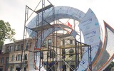 [ẢNH] Cờ đỏ sao vàng, biểu ngữ rợp trời Hà Nội mừng các ngày Lễ lịch sử của đất nước