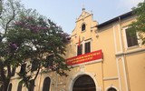 [ẢNH] Cờ đỏ sao vàng, biểu ngữ rợp trời Hà Nội mừng các ngày Lễ lịch sử của đất nước