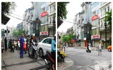 [Ảnh] Lạ trước hình ảnh so sánh Hà Nội trước và trong ngày nghỉ lễ