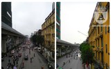 [Ảnh] Lạ trước hình ảnh so sánh Hà Nội trước và trong ngày nghỉ lễ