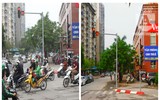 [Ảnh] Lạ trước hình ảnh so sánh Hà Nội trước và trong ngày nghỉ lễ