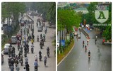 [Ảnh] Lạ trước hình ảnh so sánh Hà Nội trước và trong ngày nghỉ lễ