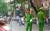 [Ảnh] Đảm bảo an ninh lễ Quốc tang nguyên Chủ tịch nước, Đại tướng Lê Đức Anh