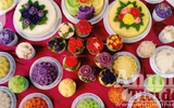 [Ảnh] Khám phá ẩm thực về xôi, chè tại nhà hàng chay Tâm An Lạc