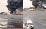Hiện trường máy bay Superjet bốc cháy ở Moscow, ít nhất 41 người thiệt mạng