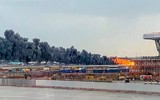 Hiện trường máy bay Superjet bốc cháy ở Moscow, ít nhất 41 người thiệt mạng