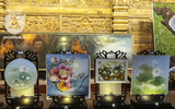 Chiêm ngưỡng những bức vẽ hoa sen độc đáo trong triển lãm mừng Đại lễ Vesak 2019