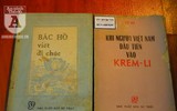 [Ảnh] Chiêm ngưỡng những ấn bản đầu tiên của các tác gia Việt Nam viết về Chủ tịch Hồ Chí Minh