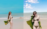 [ẢNH] Mỹ nhân Việt khoe đường cong với bikini trong ngày nắng nóng