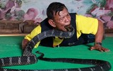 [ẢNH] Kỳ lạ ngôi làng Thái Lan, nơi người và rắn hổ mang là 