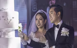 Khoảnh khắc ngọt ngào của Dương Khắc Linh và vợ 9X trong ngày cưới