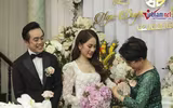 Khoảnh khắc ngọt ngào của Dương Khắc Linh và vợ 9X trong ngày cưới