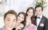 Khoảnh khắc ngọt ngào của Dương Khắc Linh và vợ 9X trong ngày cưới