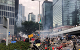 Hiện trường vụ bạo động lớn nhất ở Hong Kong 15 năm qua
