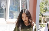 Nữ sinh Hà thành rạng rỡ sau khi hoàn thành kì thi THPT Quốc gia 2019