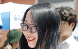 Nữ sinh Hà thành rạng rỡ sau khi hoàn thành kì thi THPT Quốc gia 2019