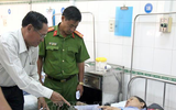 Hiện trường vụ tai nạn nghiêm trọng giữa xe khách và xe tải ở Bình Thuận