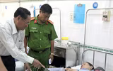 Hiện trường vụ tai nạn nghiêm trọng giữa xe khách và xe tải ở Bình Thuận