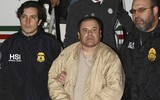 Xem cảnh sát Mỹ áp tải trùm ma túy khét tiếng El Chapo về trại biệt giam