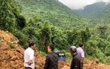 Hiện trường sạt lở nghiêm trọng ở đèo Bảo Lộc, giao thông tê liệt