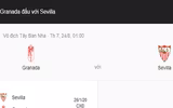[ẢNH] Lịch thi đấu vòng 2 La Liga 2019-2020: Tân binh Granada tiếp đón Sevilla trên sân nhà