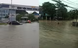 Thái Nguyên ngập lụt kỷ lục, ô tô 