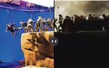 [ẢNH] Cảnh hậu trường hài hước khó tin trong loạt phim bom tấn Hollywood