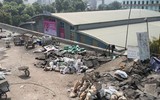 [ẢNH] Hiện trường vụ cháy Cung Văn hoá Lao động Hữu nghị Việt- Xô