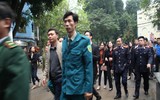 [ẢNH] Công tác đảm bảo ANTT, ATGT bên ngoài nhà tang lễ diễn ra như thế nào?