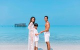 [ẢNH] Bộ ảnh đẹp như mơ của Hà Hồ - Kim Lý tại khu nghỉ dưỡng Maldives