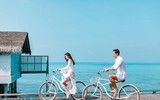[ẢNH] Bộ ảnh đẹp như mơ của Hà Hồ - Kim Lý tại khu nghỉ dưỡng Maldives