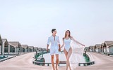 [ẢNH] Bộ ảnh đẹp như mơ của Hà Hồ - Kim Lý tại khu nghỉ dưỡng Maldives