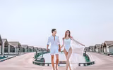 [ẢNH] Bộ ảnh đẹp như mơ của Hà Hồ - Kim Lý tại khu nghỉ dưỡng Maldives