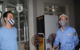 [ẢNH] Tổng vệ sinh các ký túc xá Sinh viên được trưng dụng làm khu cách ly tại Mỹ Đình II