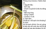 [ẢNH] Những thông tin sai lệch về các bài thuốc chữa Covid-19