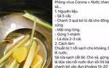[ẢNH] Những thông tin sai lệch về các bài thuốc chữa Covid-19