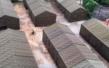[ẢNH] Xây dựng bệnh viện dã chiến 
