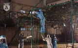 [ẢNH] Xây dựng bệnh viện dã chiến 