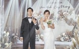 [ẢNH] ‘Nửa kia’ của các cầu thủ Việt tỏa sáng trong ngày trọng đại nhờ đâu?