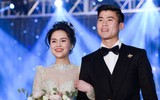 [ẢNH] ‘Nửa kia’ của các cầu thủ Việt tỏa sáng trong ngày trọng đại nhờ đâu?