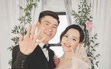 [ẢNH] ‘Nửa kia’ của các cầu thủ Việt tỏa sáng trong ngày trọng đại nhờ đâu?