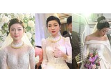 [ẢNH] ‘Nửa kia’ của các cầu thủ Việt tỏa sáng trong ngày trọng đại nhờ đâu?