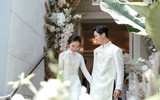 [ẢNH] ‘Nửa kia’ của các cầu thủ Việt tỏa sáng trong ngày trọng đại nhờ đâu?