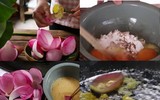 [ẢNH] Thưởng thức hương vị độc đáo của những món ngon làm từ sen
