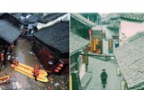 [ẢNH] Đối lập khó tin Phượng Hoàng Cố Trấn trước và sau những trận lũ kinh hoàng