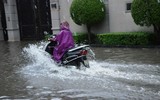Khu biệt thự cao cấp ở TP.HCM ngập sâu sau trận mưa lớn