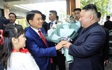 [ẢNH] Hành trình đoàn xe chở Chủ tịch Triều Tiên Kim Jong-un từ Lạng Sơn về Hà Nội