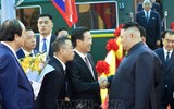 [ẢNH] Toàn bộ hình ảnh Chủ tịch Triều Tiên tới ga Đồng Đăng, lên ô tô về Hà Nội